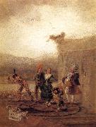 Francisco Goya Strolling Players Spain oil painting artist